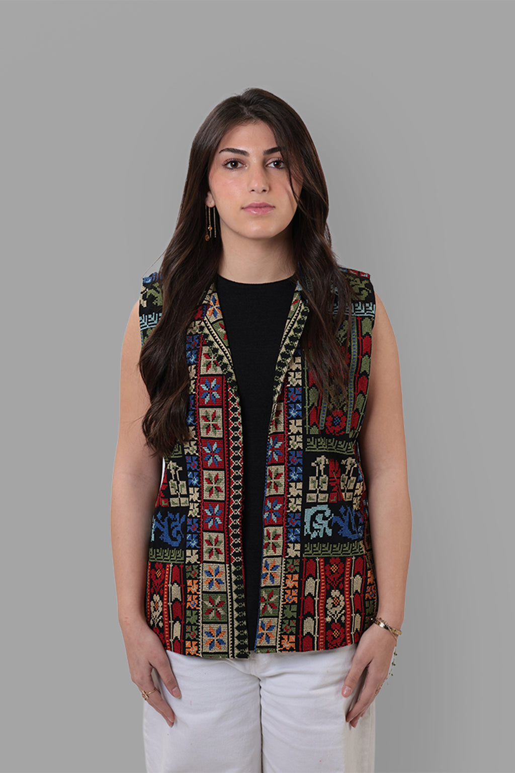 Naranj — Garden Tatreez Colourful Jacket