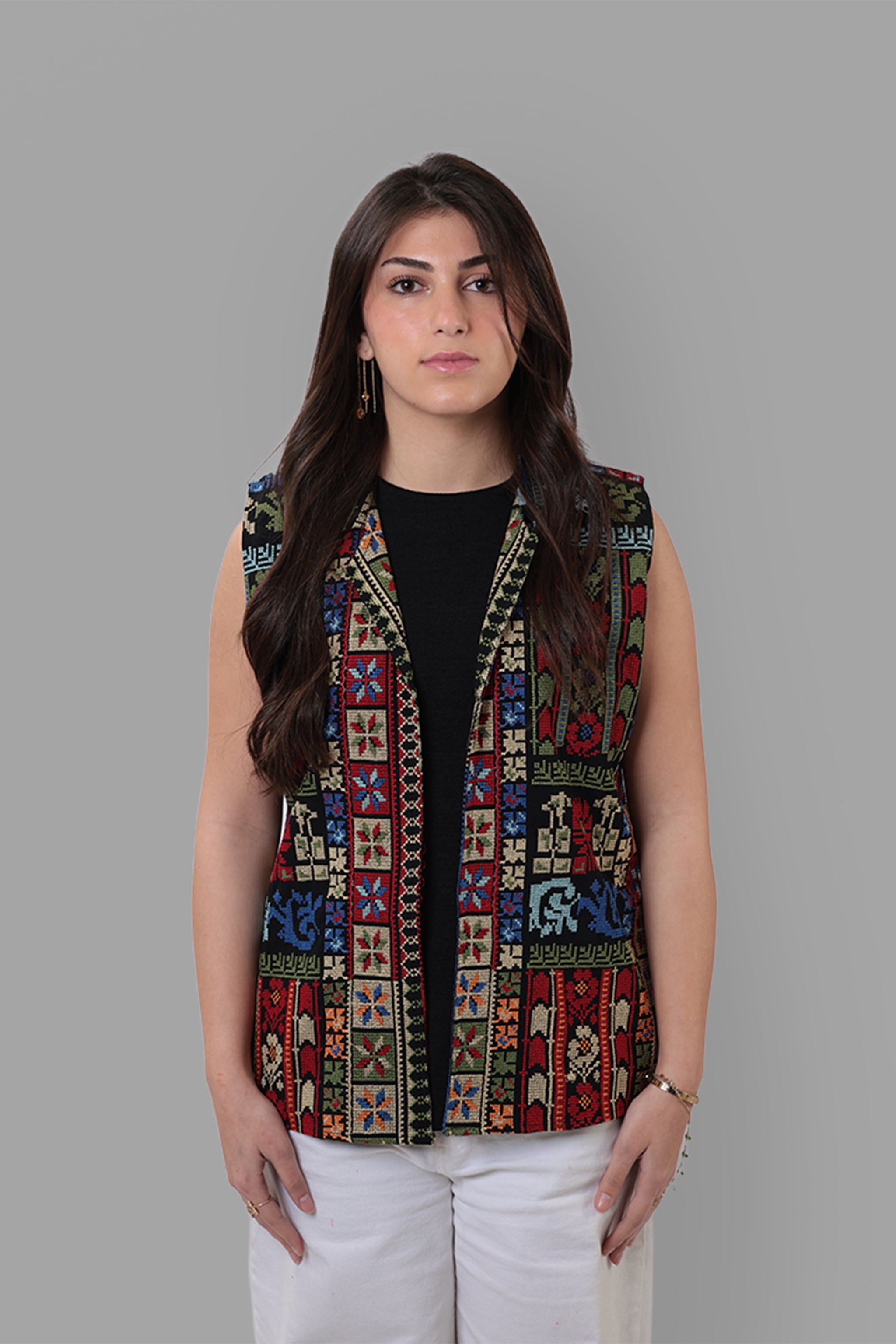 Naranj — Garden Tatreez Colourful Jacket