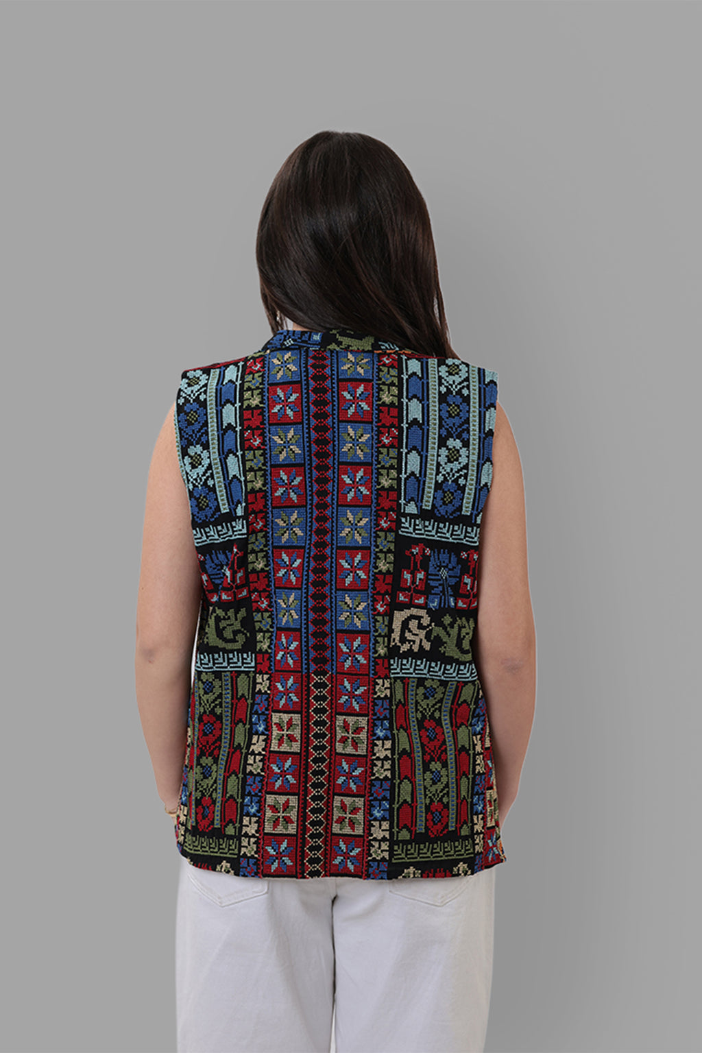 Naranj — Garden Tatreez Colourful Jacket