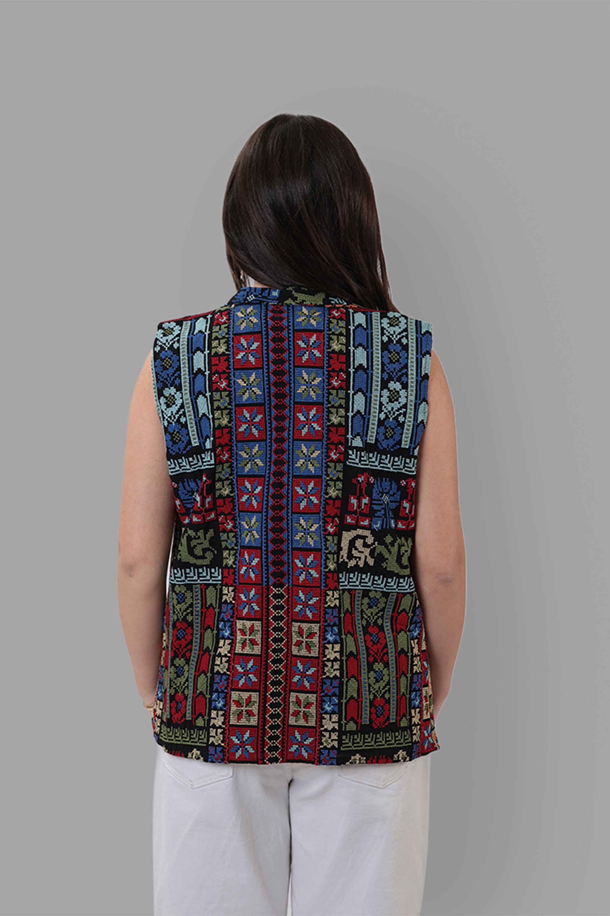 Naranj — Garden Tatreez Colourful Jacket