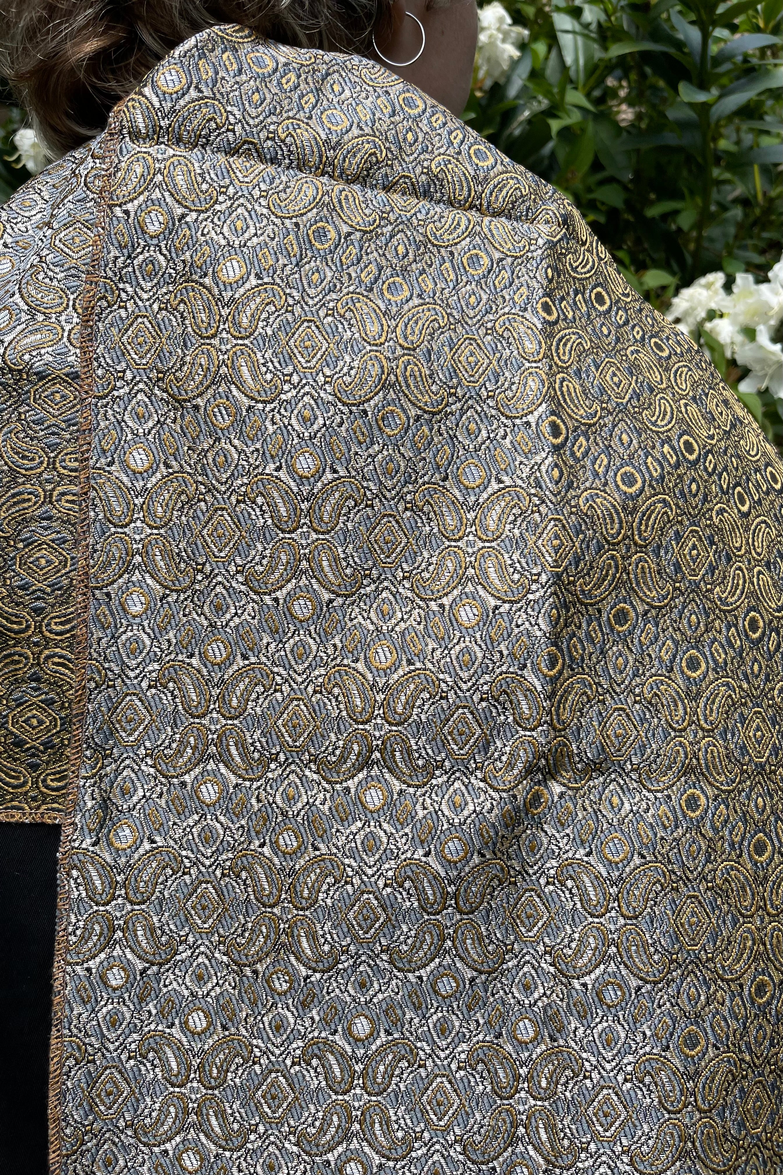 Adila — Damascus Mosaic Scarf | Yellow