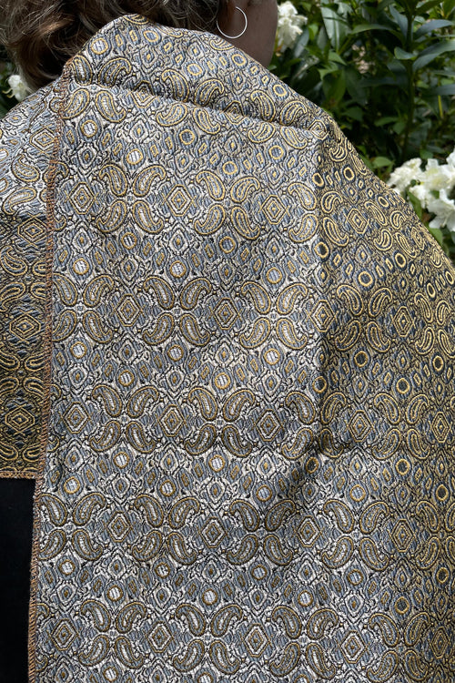Adila — Damascus Mosaic Scarf | Yellow