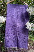 Nazik — Arabic Calligraphy Sayeh Scarf | Violet