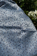 Elissar — Damascus Brocade Blend Scarf | Blue