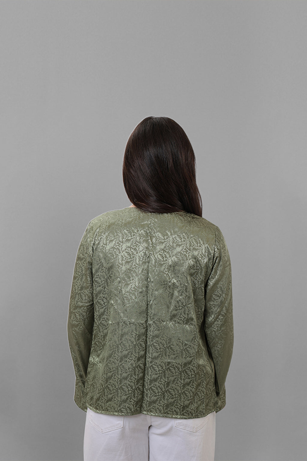 Sawsan — Damascus Brocade & Sayeh Jacket | Green